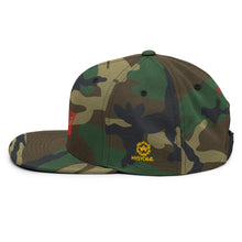 Load image into Gallery viewer, hySyd Classic Snapback Cap (camo-green/red)