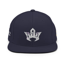 Load image into Gallery viewer, hySyd Classic Snapback (navy blue/white)