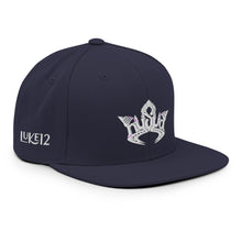 Load image into Gallery viewer, hySyd Classic Snapback (navy blue/white)