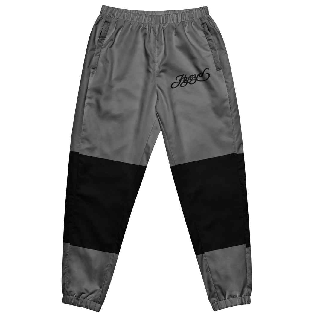 Hysyd Lux windbreaker track pants (asphalt/black)