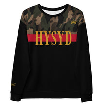 Load image into Gallery viewer, Hysyd Classic Camo Fleece (black/red/camo/gold)
